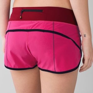 Lululemon Run: Speed Shorts Jewelled Magenta Dash